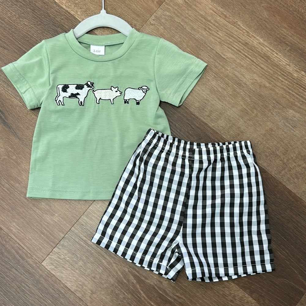 Farm Animal Embroidery Set